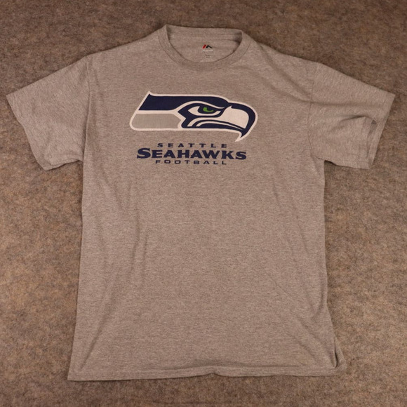 Majestic NFL Seattle Seahawks T Shirt Men's Size Medium - Picture 1 of 6